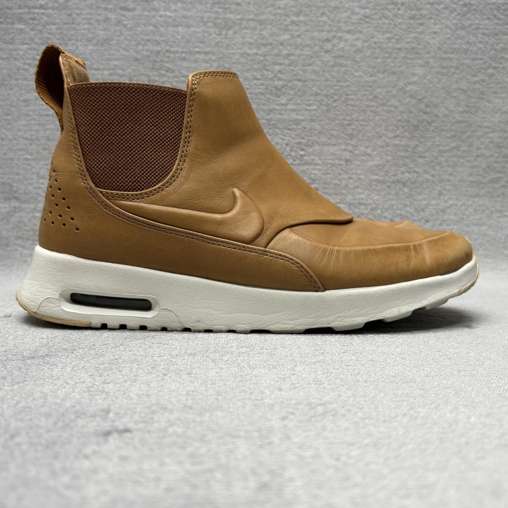 Nike Air Max‎ Thea Mid Shoes Womens Size 6 Leather Slip On Ankle Boot 859550-200